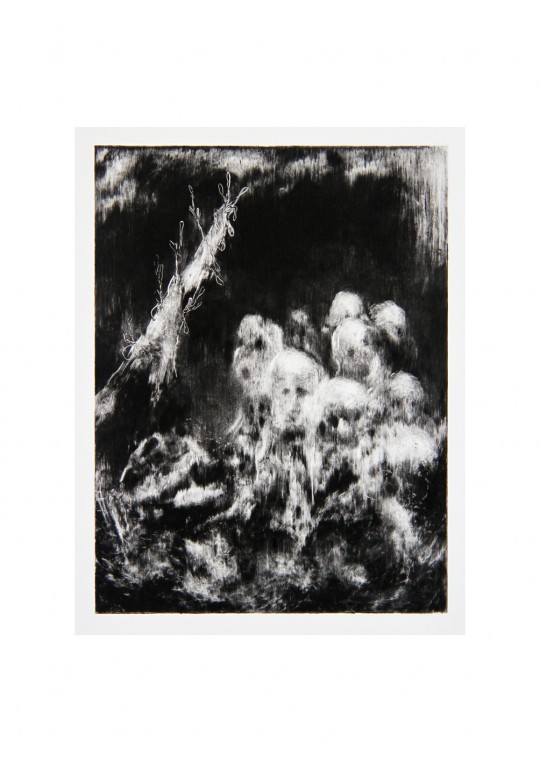 embark #20 (monotype) 2013, 2013 by Brent Harris