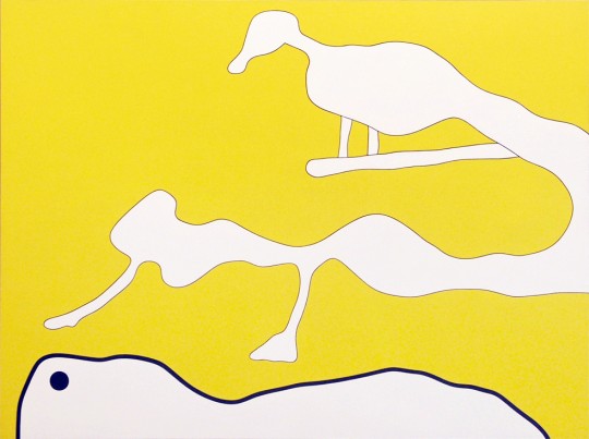 'On becoming (yellow no.1)', 1996 by Brent Harris