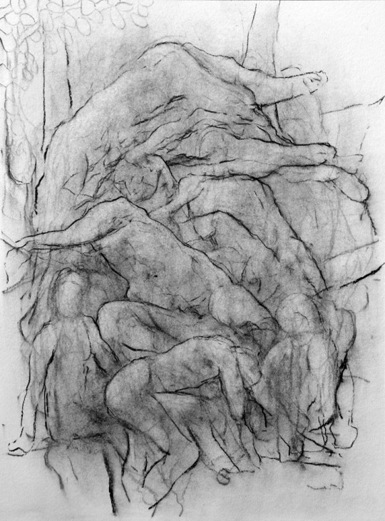 study for deluge no.4 2011, 2011 by Brent Harris