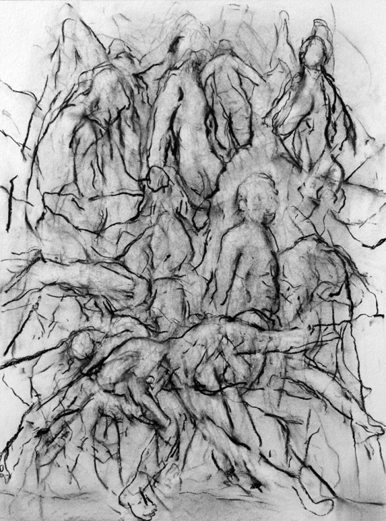 study for deluge no.5 2011, 2011 by Brent Harris