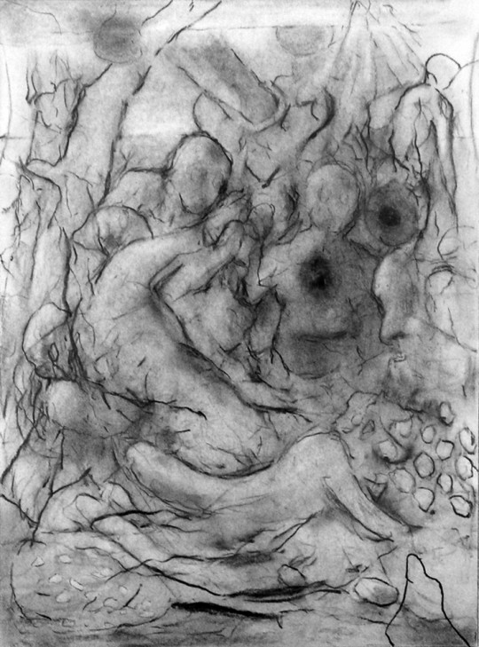 study for deluge no.8 2011, 2011 by Brent Harris